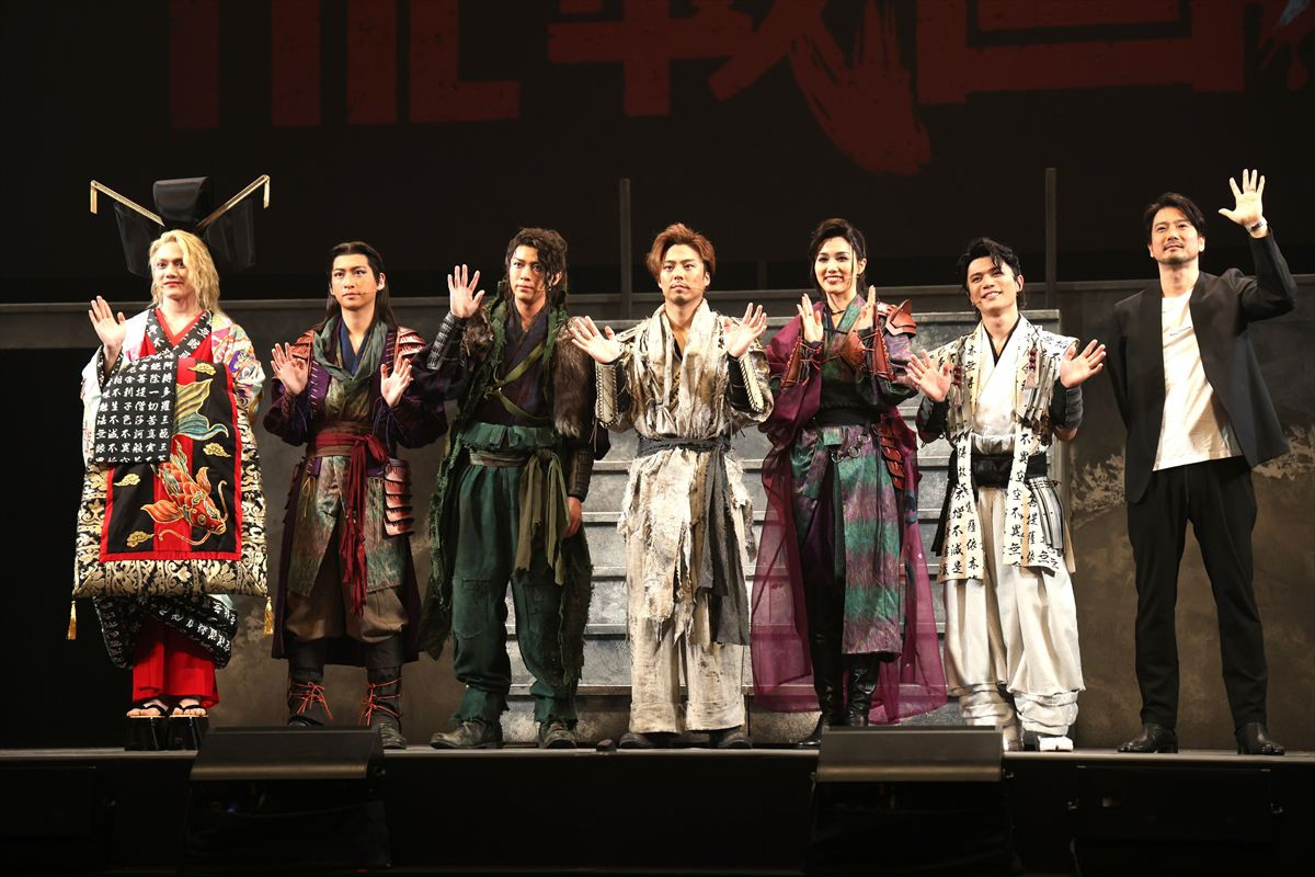 舞台『HiGH＆LOW THE 戦国 外伝』開幕前会見にて