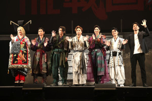 舞台『HiGH＆LOW THE 戦国 外伝』開幕前会見にて