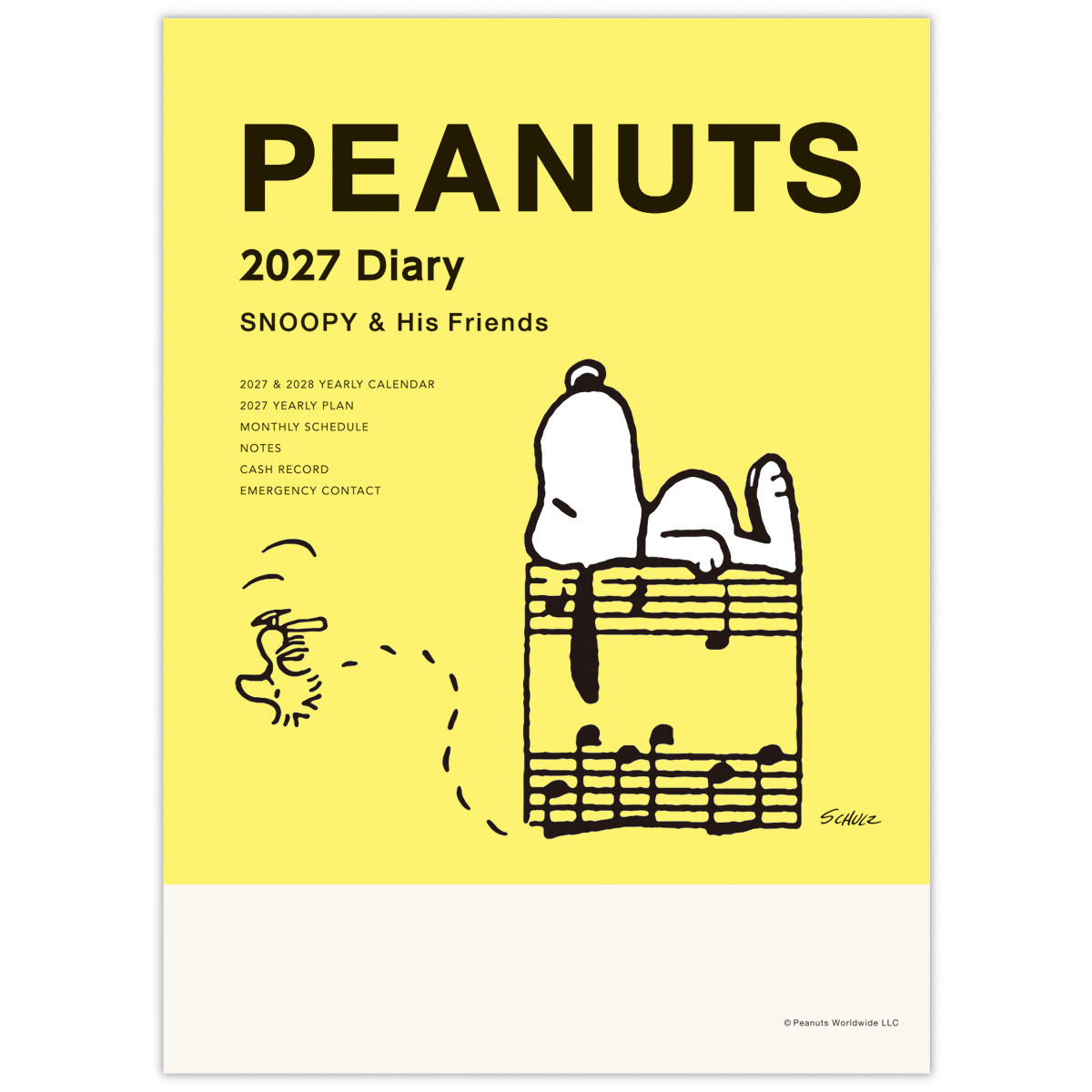 270730_『PEANUTS』2027年版カレンダー＆ダイアリー