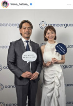 （写真左から）鈴木啓太、畑野ひろ子　※「畑野ひろ子」Instagram