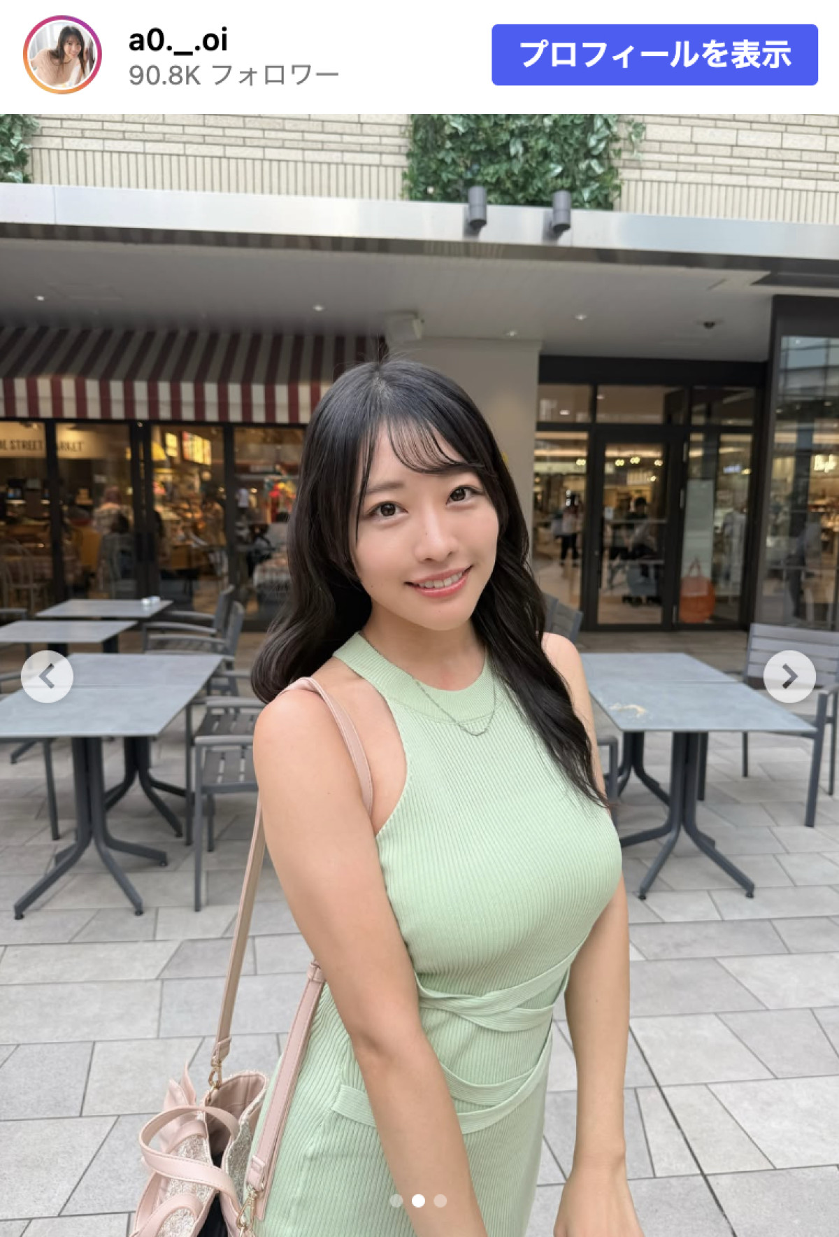 “ベイスターズ大好き”グラビア美女24歳、ノースリーブ“ワキ見せ”ショットに反響「かわいい」
