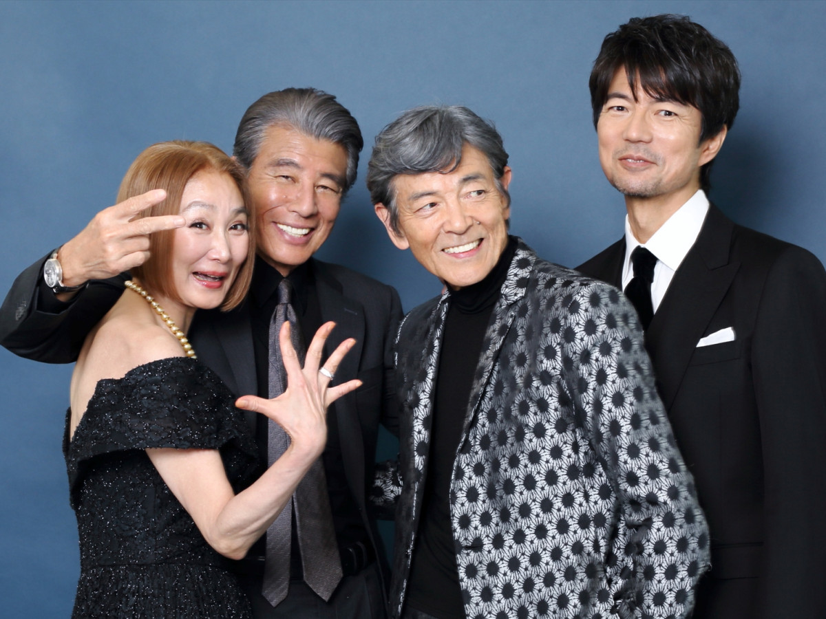 「あぶない刑事」と言えばこの人たち！　（左から）浅野温子、舘ひろし、柴田恭兵、仲村トオル（写真は2024年インタビューにて）