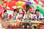 8月20日放送『ミュージックジェネレーション』左から本田高優（Cloud ten）、福間しん（Cloud ten）、高岡ミロ（Lienel）、近藤駿太（Lienel）