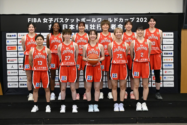 『FIBA女子バスケットボールワールドカップ2026』に出場する女子バスケットボール日本代表