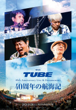 『劇場版 TUBE 40th Anniversary Live ＆ Documentary 〜40周年の航海記〜』本ビジュアル