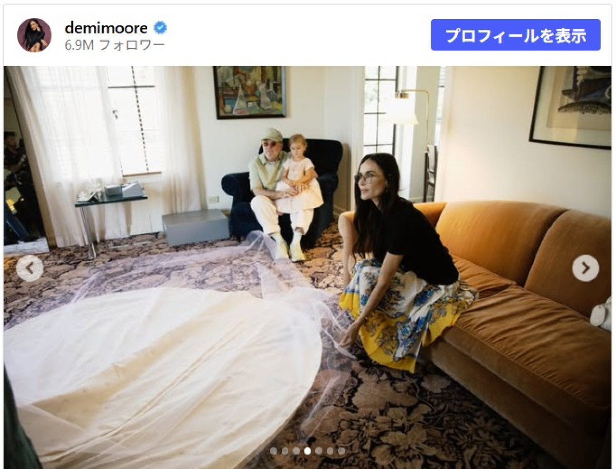 デミ・ムーア＆ブルース・ウィリスの娘タルーラが結婚　式にはブルースも参加