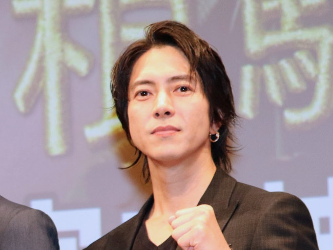 『俺たちの箱根駅伝』第1話完成試写会に登壇した山下智久