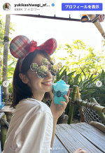 柏木由紀、牧野真莉愛とディズニーデートを満喫　※「柏木由紀」Instagram