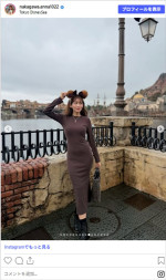 実妹とディズニー・ハロウィンを楽しむ中川安奈　※「中川安奈」Instagram