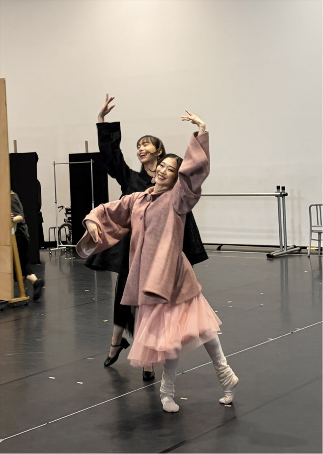 『SWAN -Ballet cross Reading-』稽古場の様子