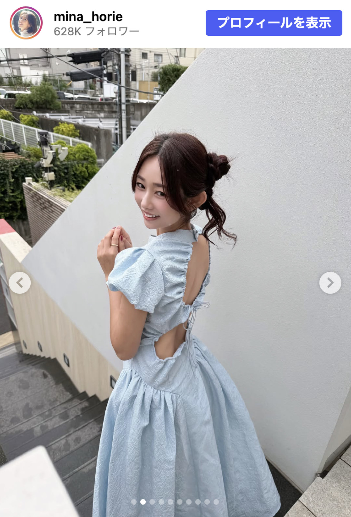“日本一強い女子アナ”堀江聖夏、フェミニンな衣装も“鍛え抜かれた部位”にドキッ！