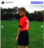 次男ロメオの24歳誕生日を祝福　※「デヴィッド・ベッカム」Instagram