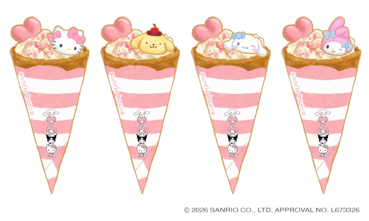 「サンリオハウス」初のカフェブースが名古屋PARCOに誕生へ！　目を惹くクレープや限定グッズなど展開