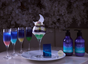 「YOLU」初のコラボカフェが表参道に登場！　夜パフェやヘアマスク付きメニューを提供