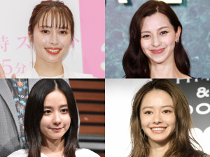 『アナザースカイ』MCを務めた（左上から時計回りで）広瀬アリス、中条あやみ、山本舞香、堀田真由