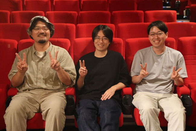（左から）本橋龍・玉田真也・池田亮