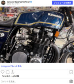 高橋克典の愛車　※「高橋克典」Instagram