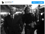 ジェイソン・ステイサム、婚約者と新作プレミアに登場　※「ジェイソン・ステイサム」インスタグラム