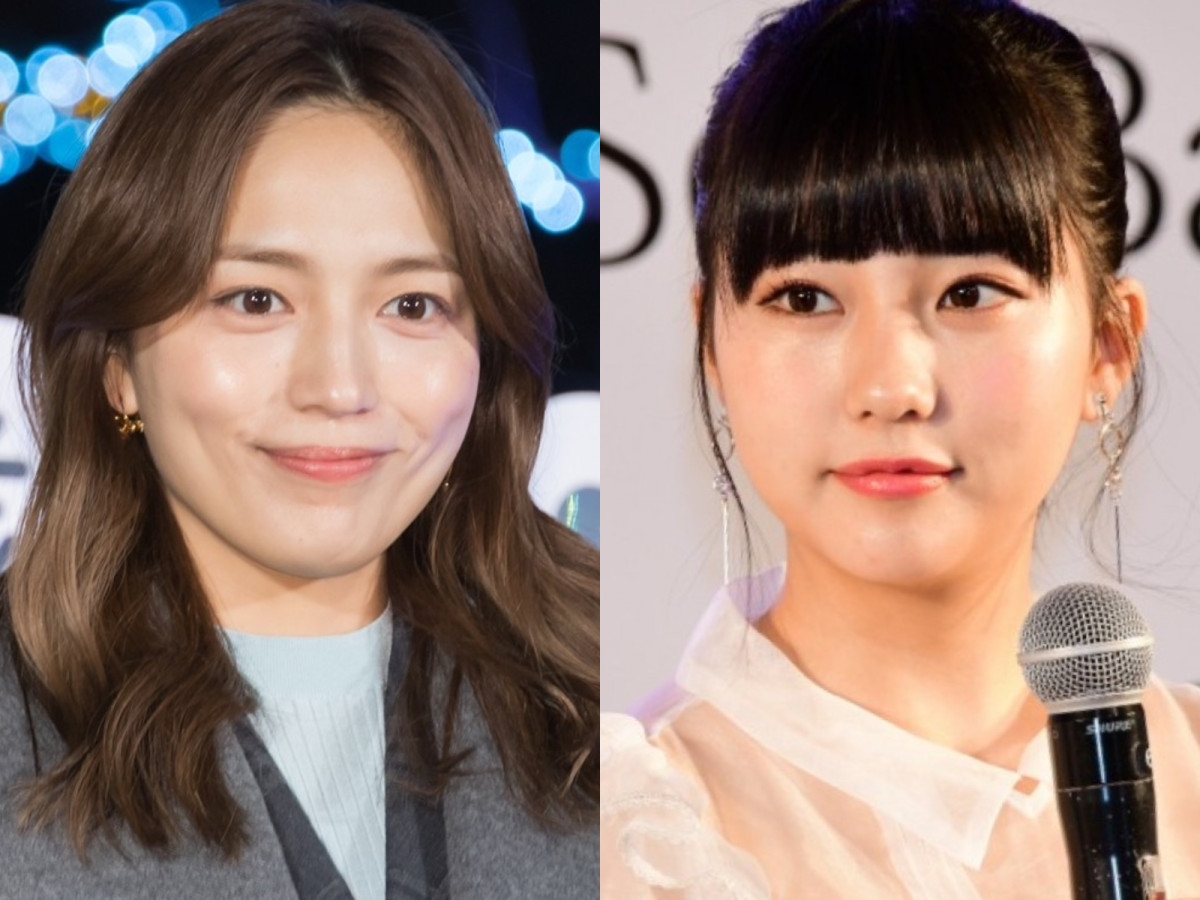 （左から）川口春奈、田中美久