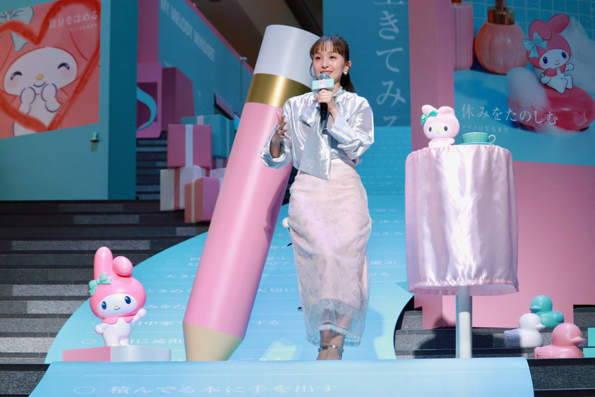 【本イベント以外NG】「好きにすなおに生きてみる展　WITH MY MELODY」プレス発表会