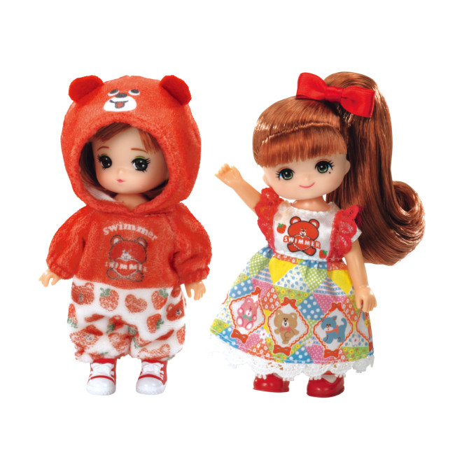 写真）リカちゃん×「SWIMMER」コラボ第2弾！ レトロかわいいドール2種