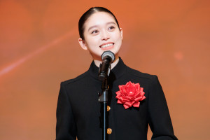 「第50回エランドール賞」授賞式に登壇した高石あかり