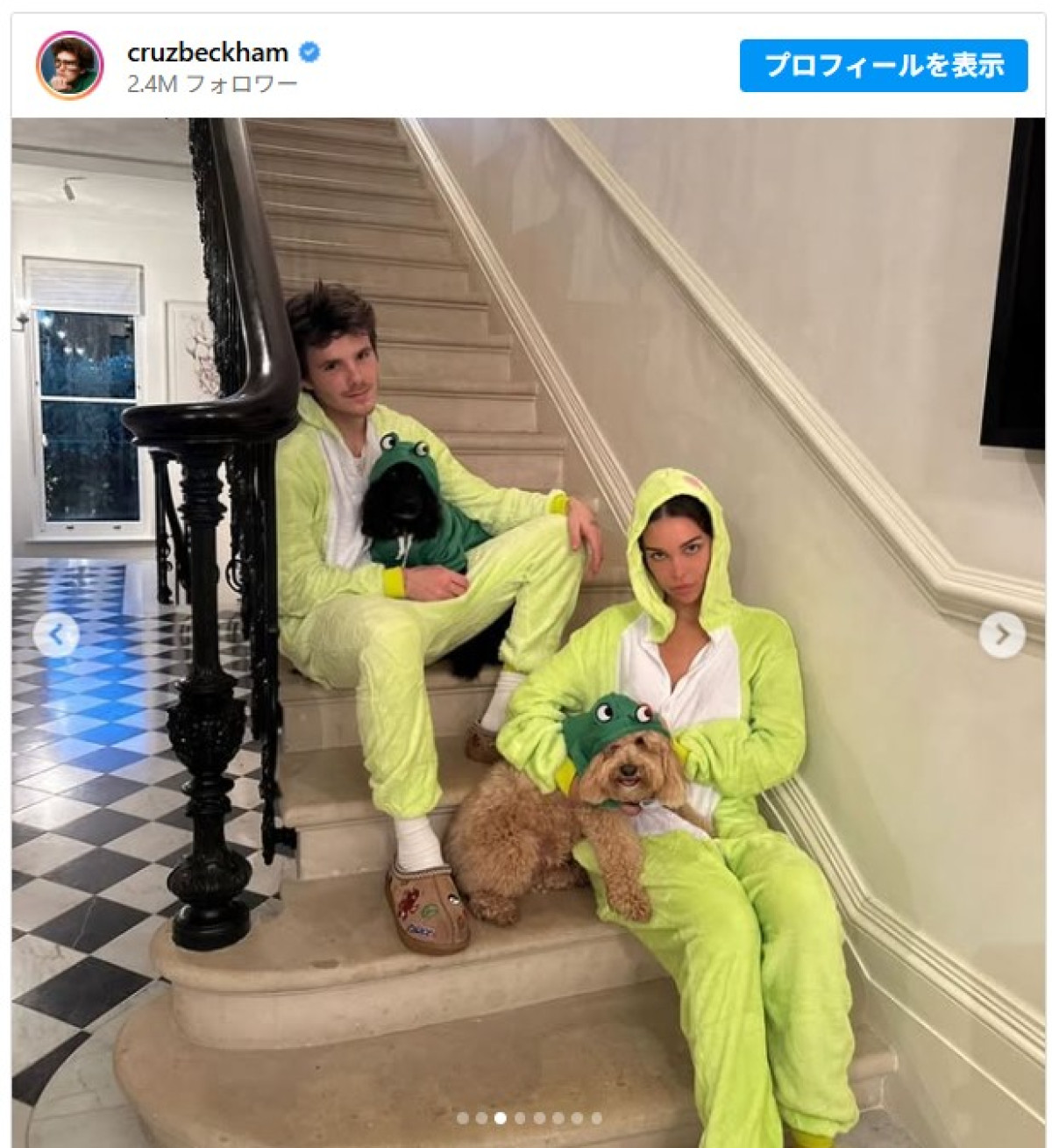 確執騒動のベッカム家、バレンタインにラブラブフォトをそれぞれ公開　ハーパーは兄たちにメッセージ