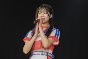 牧戸愛茉、「AKB48 21期研究生 劇場公演デビュー」ゲネプロ・取材会に登場