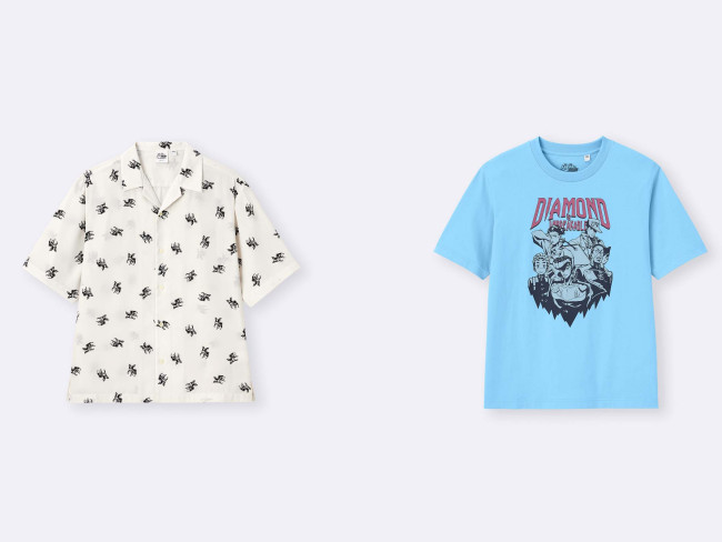 「GU」×『ジョジョの奇妙な冒険』初コラボ！　ジョナサン＆ディオの因縁の始まりがTシャツに