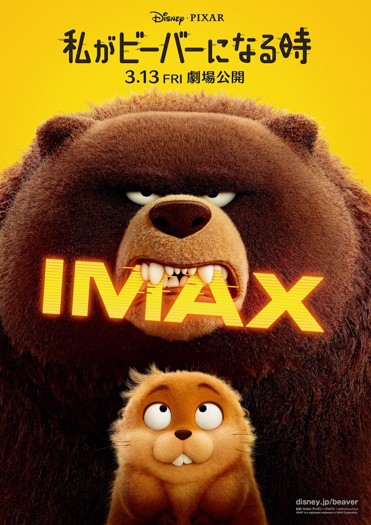 『私がビーバーになる時』IMAX・4Dなど上映形式決定　キュートで“クセあり”な動物たちの世界へ没入