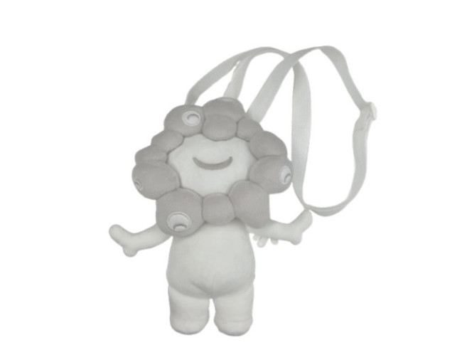 “白ミャクミャク”新グッズが発売決定！　「全身ぬいぐるみポーチ」など全3種