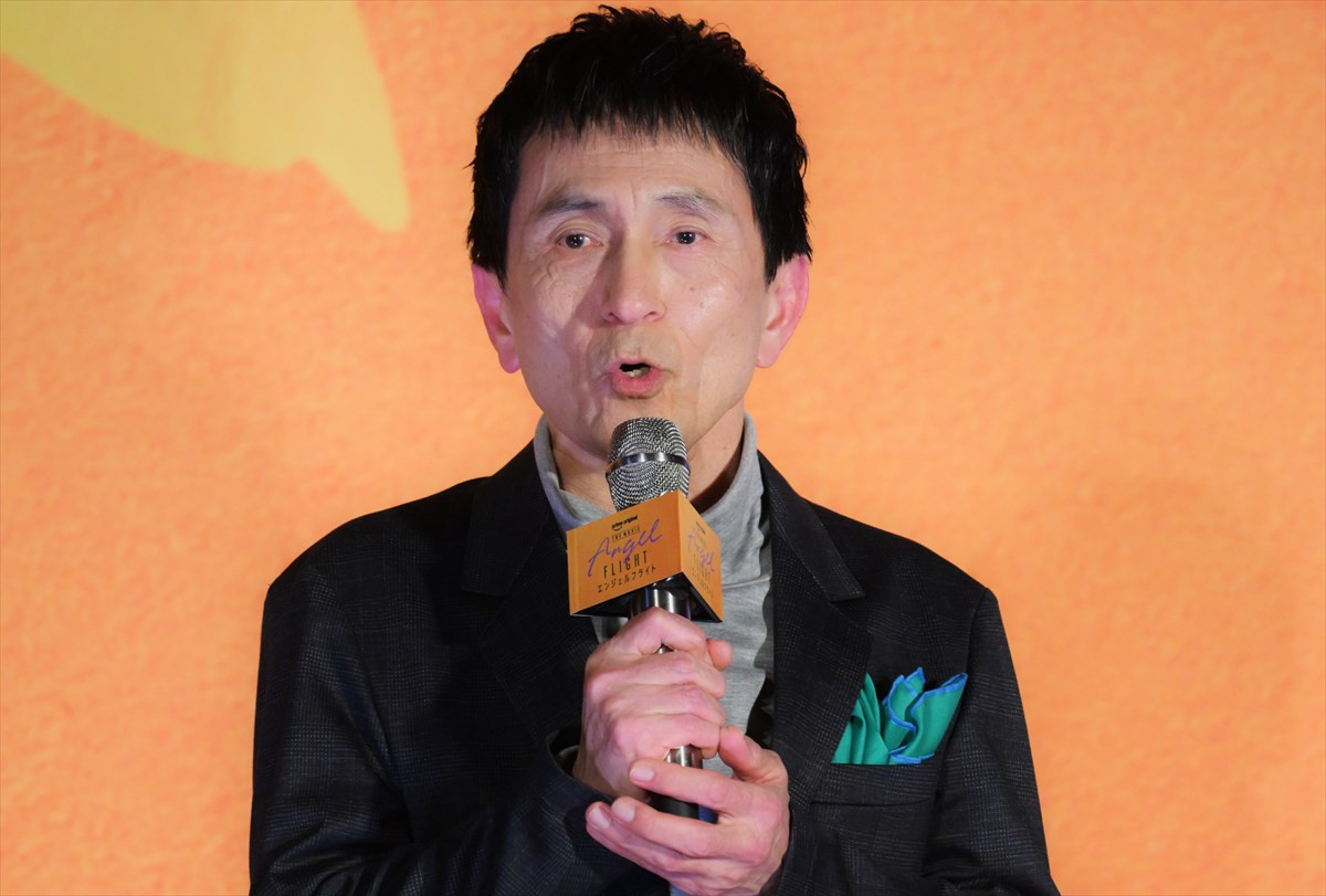 米倉涼子、『エンジェルフライトTHE MOVIE』イベントに登場　遠藤憲一の言葉に瞳を潤ませる