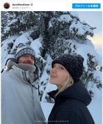 デヴィッド・ベッカム、14歳の末っ子ハーパーとスキー旅行　※「デヴィッド・ベッカム」Instagram