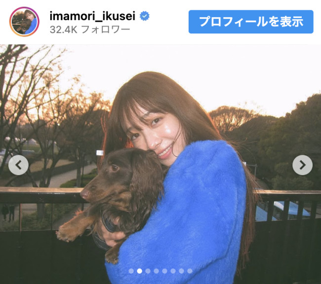 オフショットを複数公開　※「今森まや」インスタグラム