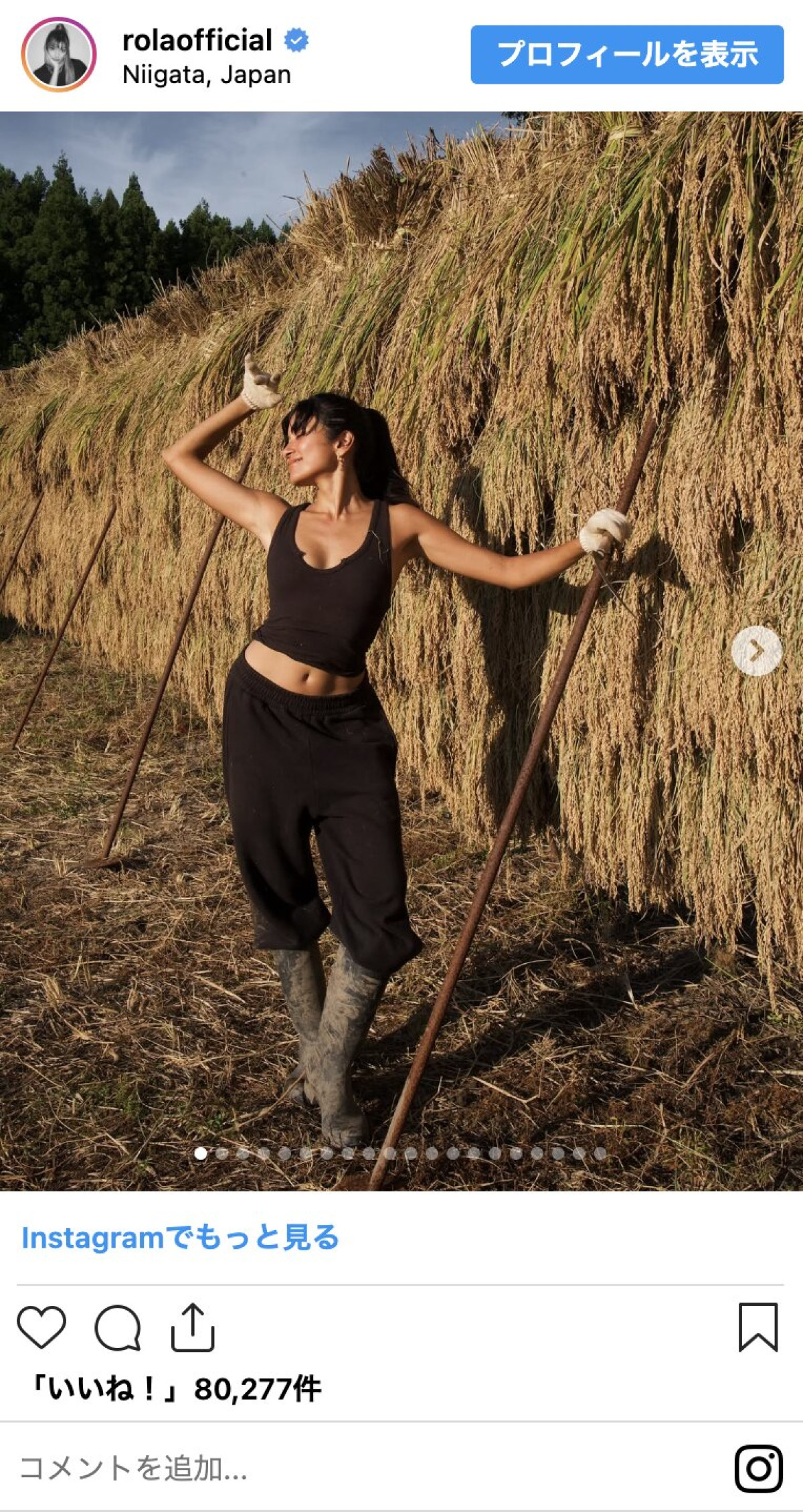 【ローラ誕生日】意外な本名も公表！タイトなドレスから美腹筋あらわな農作業スタイルまでイッキ見