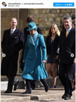 英王室の春の恒例行事、イースター礼拝に王室メンバーが集結　※「プリンス＆プリンセス・オブ・ウェールズ」インスタグラム