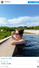 内田理央、沖縄旅行を満喫中　※「内田理央」Instagram