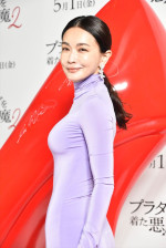 映画『プラダを着た悪魔２』ジャパンプレミアに登壇した長谷川京子