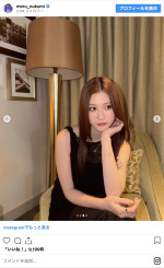 生見愛瑠、シックなドレス姿披露　※「生見愛瑠」インスタグラム