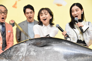 ドラマ『時すでにおスシ!?』制作発表会見にて