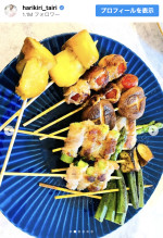 平愛梨、自宅で焼き鳥パーティ　※「平愛梨」instagram