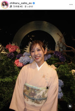 斎藤ちはる、艶やかな着物姿　※「斎藤ちはる」Instagram