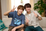 ドラマ『夏色の雲が恋と嵐をまきおこす』深田竜生＆浮所飛貴のオフショット