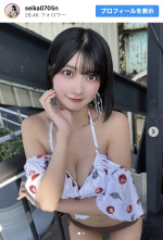 中山星香、水着ショットを公開　※「中山星香」Instagram