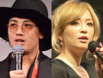 （左から）赤西仁、浜崎あゆみ
