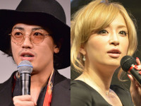 （左から）赤西仁、浜崎あゆみ