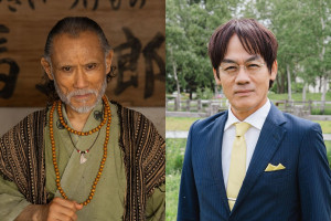 ドラマ 25『晩酌の流儀５ 〜夏編〜』に出演する（左から）片岡鶴太郎、森崎博之