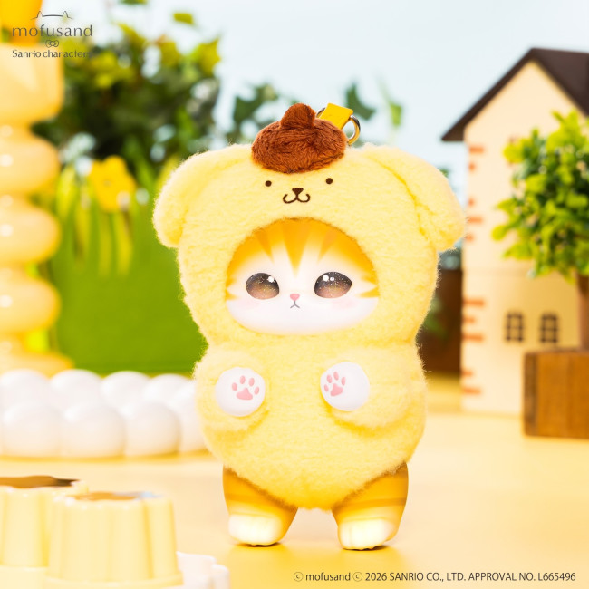 サンリオ　平成レトロ　100catsworld　ひまわり ぬいぐるみ　にゃんこ 写真）『mofusand』のにゃんこが“サンリオキャラクターズ”に変身