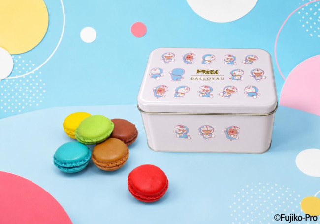 『ドラえもん』×「ダロワイヨ」コラボ第3弾！　マカロン缶やゼリー入りマグカップなど7．16登場