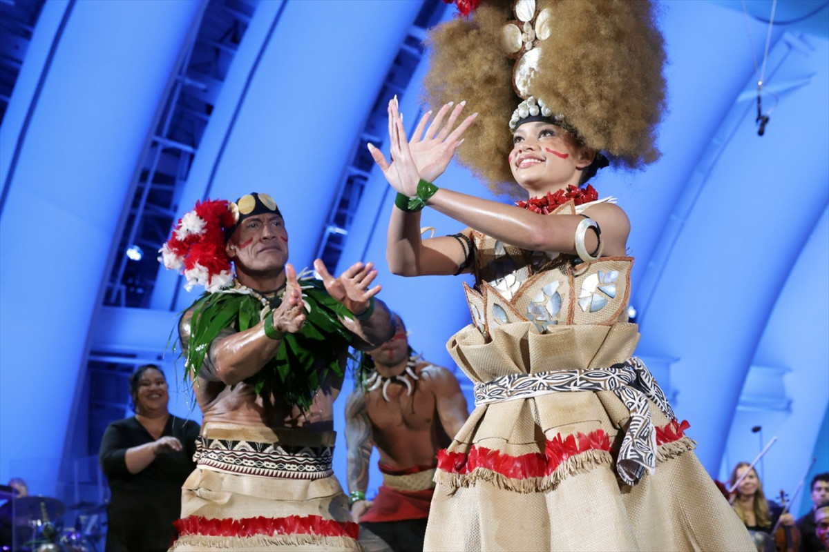 ドウェイン・ジョンソンら豪華キャストが集結！　実写『モアナと伝説の海』ワールドプレミア